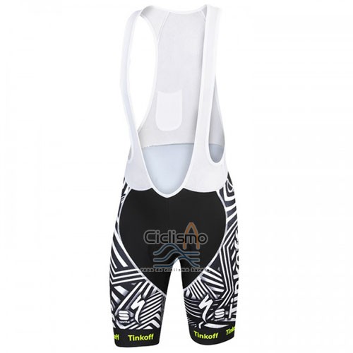 Tinkoff Ropa Ciclismo Culotte Corto 2016 Mangas Cortas Gris